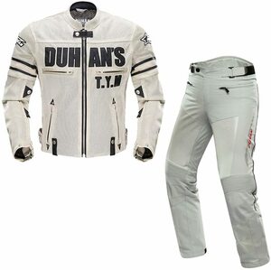 DUHAN 上下2点セット バイクジャケット メンズ レーシングパンツ 男性 ライダースブルゾン　スーツ　ライディングパンツ A-L