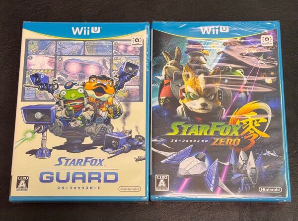 新品未開封 WiiU スターフォックスガード & スターフォックスゼロ 2本セット