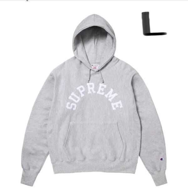 L. Supreme Champion Hooded Sweatshirt チャンピオン コラボパーカー