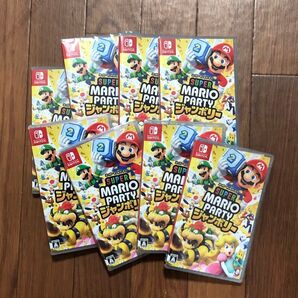 スーパー マリオパーティ ジャンボリー 新品未開封シュリンク付き 8枚セット Switch ソフト