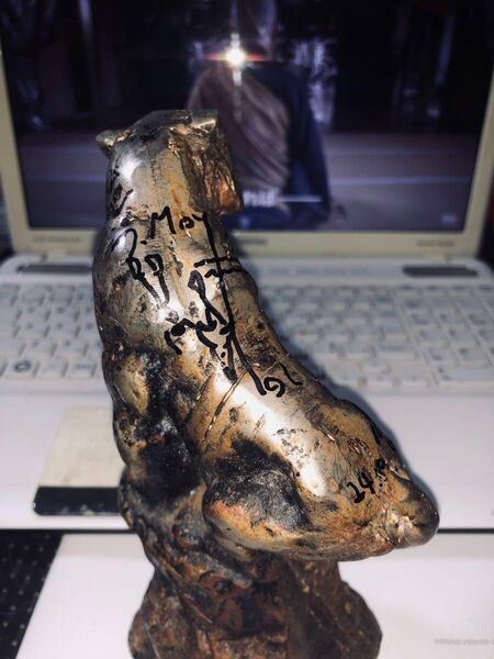 世界に一つ 海の神様のサイン入り JacquesMayol GRANBLUE 19cm 伝説のダイバー コメントで-10万円