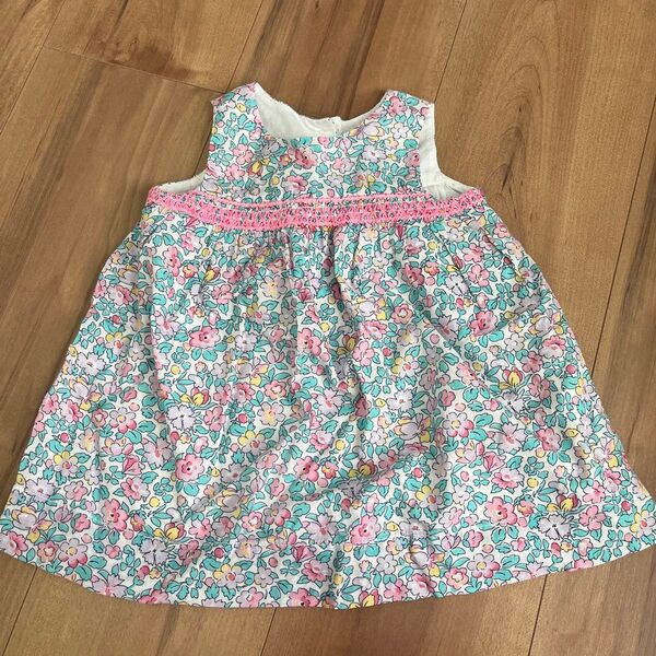 ベビー服 花柄ワンピース 女の子 70サイズ