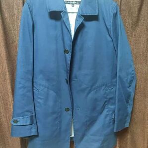 【送料無料】gneen lalala relaxing リラクシングアール ステンカラーコート ネイビー M