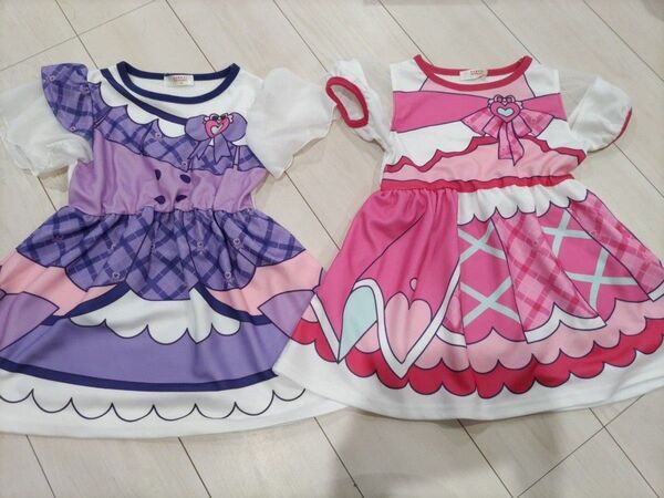 【期間限定】キミとアイドルプリキュア 半袖 ワンピース 110cm