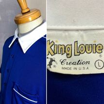 1970s King Louie ボーリングシャツ Made in USA Size L_画像1