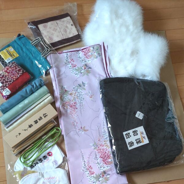 美品 着物 帯揚げ 帯締め 着物バッグなど未使用多数 ♪♪