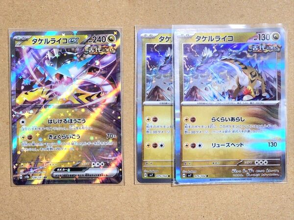 ポケモンカード タケルライコex RR タケルライコ R まとめ売り