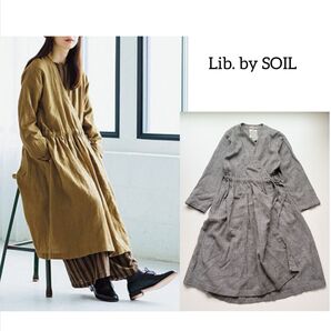 未使用 Lib. by SOIL リブバイソイル カシュクールワンピース リンネル 羽織