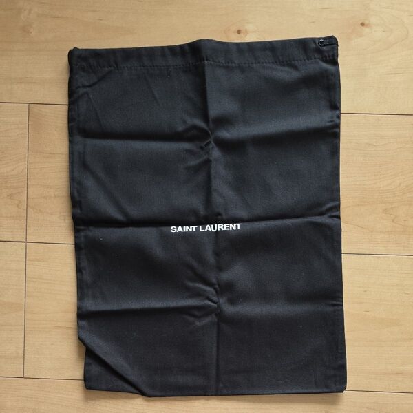 バッグ ブラック 巾着袋 保存袋 サンローラン イヴ・サンローラン saint laurent