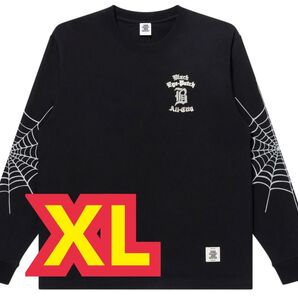 ブラックアイパッチ ロゴ ロンTEE Tシャツ XL 長袖 ブラック 黒