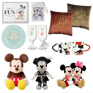 ディズニー ミッキー ミニー ぬいぐるみ アート グラス マグカップ まとめ売り
