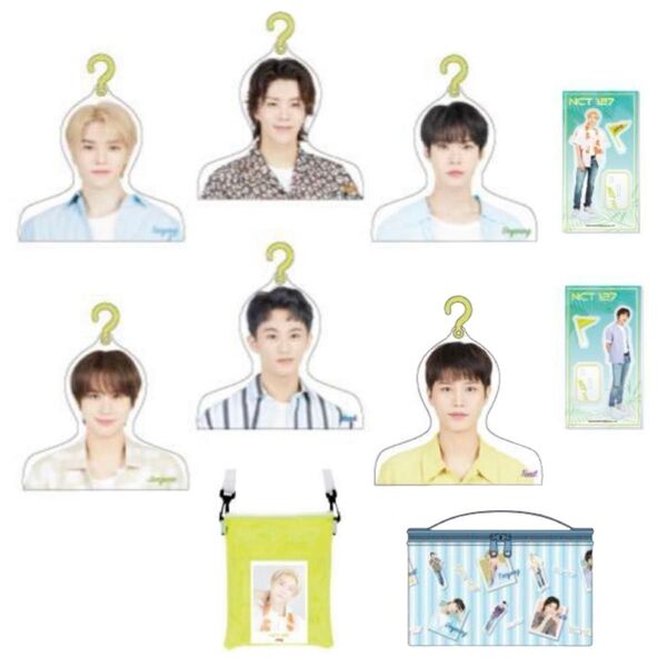NCT 127 プライズ ハンガー アクスタ サコッシュ ポーチ テイル テヨン ユウタ ドヨン ジョンウ マーク ジャニー