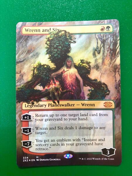 MTG レンと六番 ボーダーレスfoil 英語版