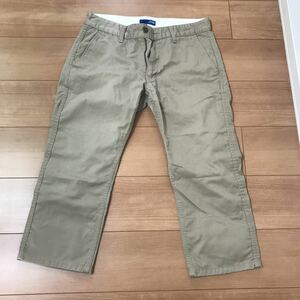 【中古】BEAMS ビームス　ロールアップチノパン　チノパンツ SIZE M