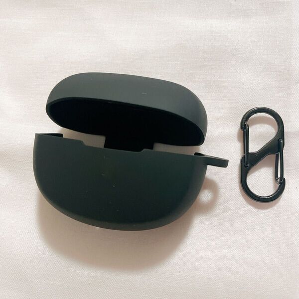 Seltureone Bose Ultra open earbuds用 ケース シリコン素材 カバー(ブラック)