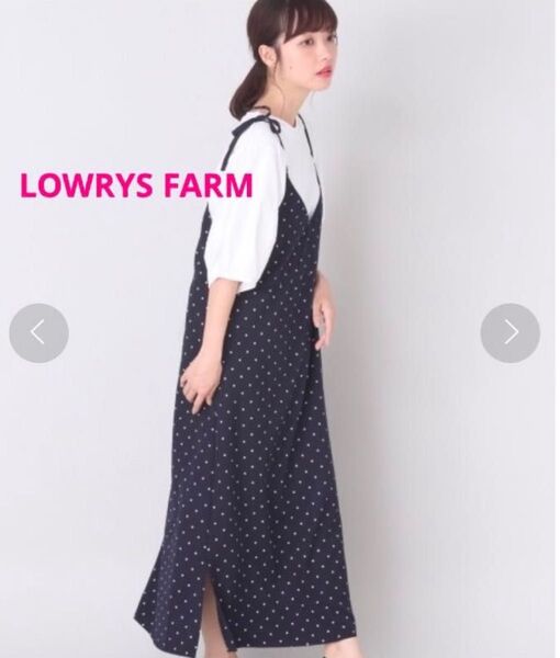 LOWRYS FARM(ローリーズファーム) 2WAY キャミワンピース・ドット