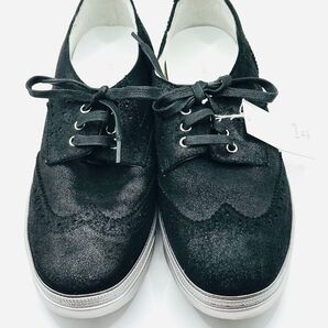モードカオリ スニーカー 黒 BLACK