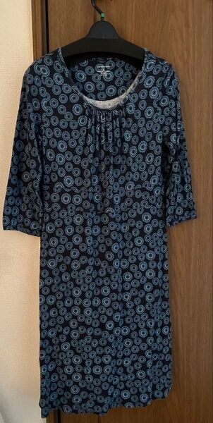 ☆ LANDS' END ストレッチ タイプ 七分袖 ワンピース ☆