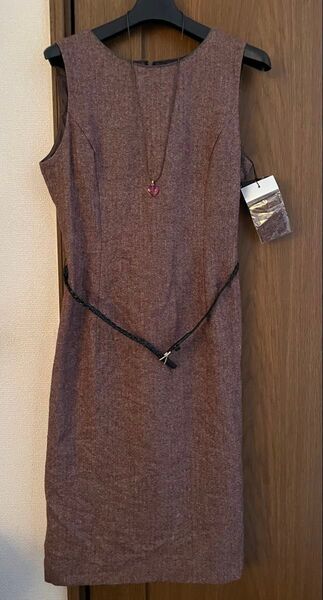 ☆ 未使用品 ネックレス・タグ付き RyuRyu ベルト付き ワンピース ☆
