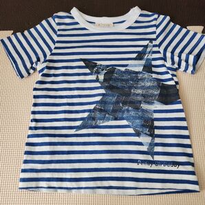 ダディオダディ ボーダーTシャツ 星柄 100