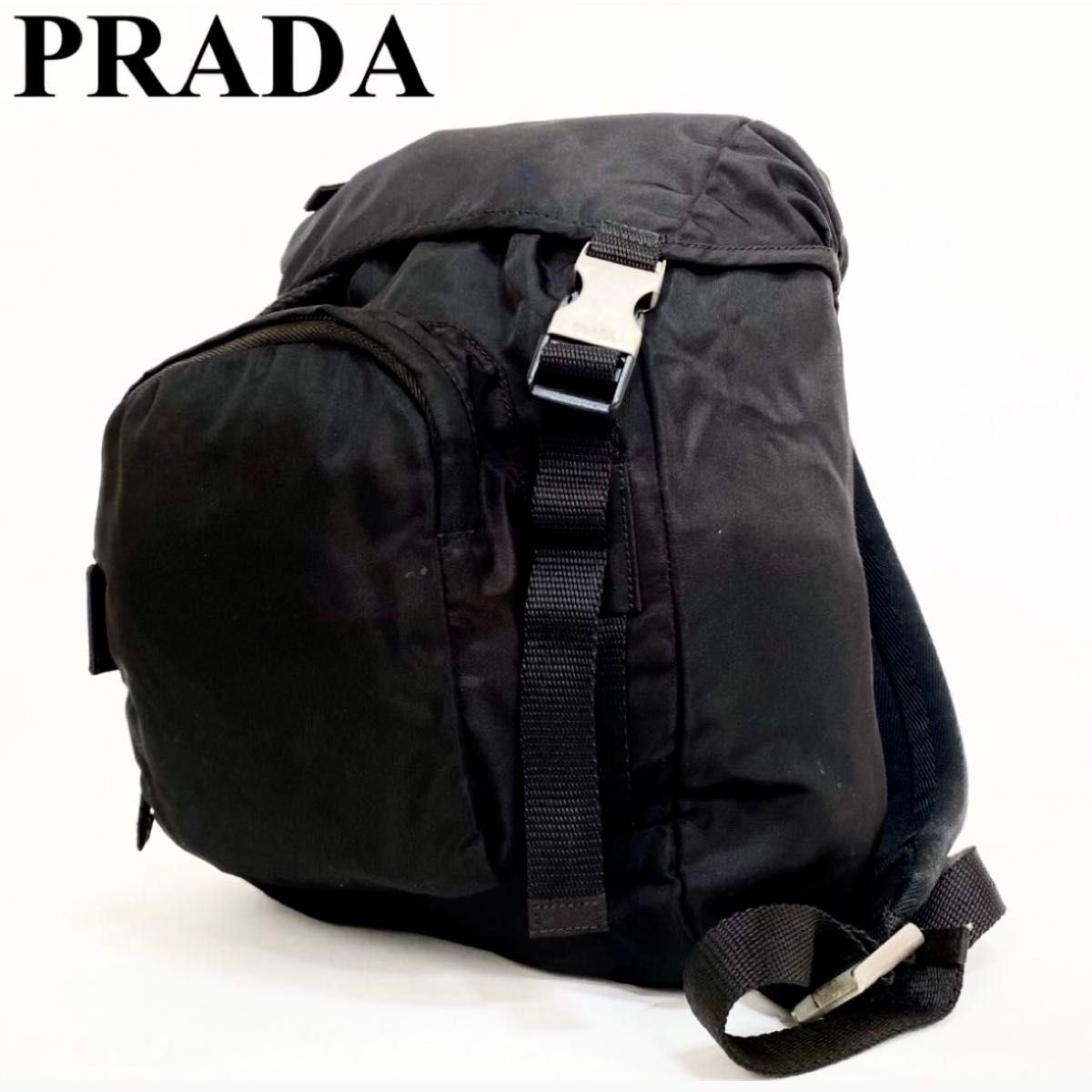 PRADA ブラック ナイロン チェーンベルトリュック|Yahoo!フリマ PRADA ブラック ナイロン チェーンベルトリュック|Yahoo!フリマ