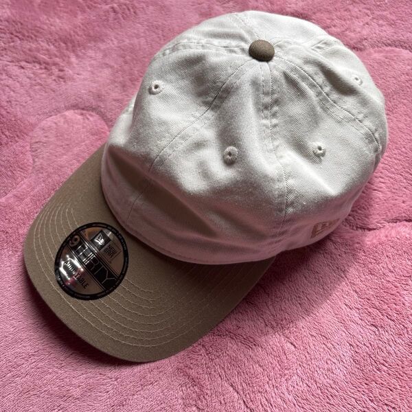 NEW ERA 9THIRTY キャップ オフホワイト×ブラウン