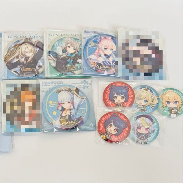 原神 アクスタ アクリルスタンド 缶バッジ