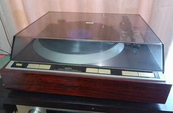 □DENON フルオートターンテーブル/DP-37F□動作良好/程度綺麗です。