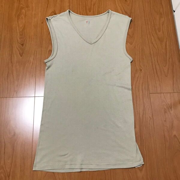 美品 グンゼ YG ノースリーブ ベージュ M Vネック インナー