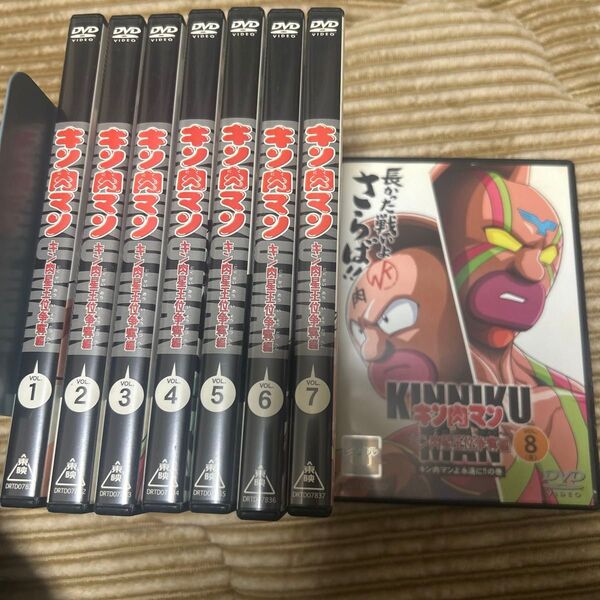 アニメ キン肉マン キン肉星王位争奪編 DVD 全8巻セット トールケース付き