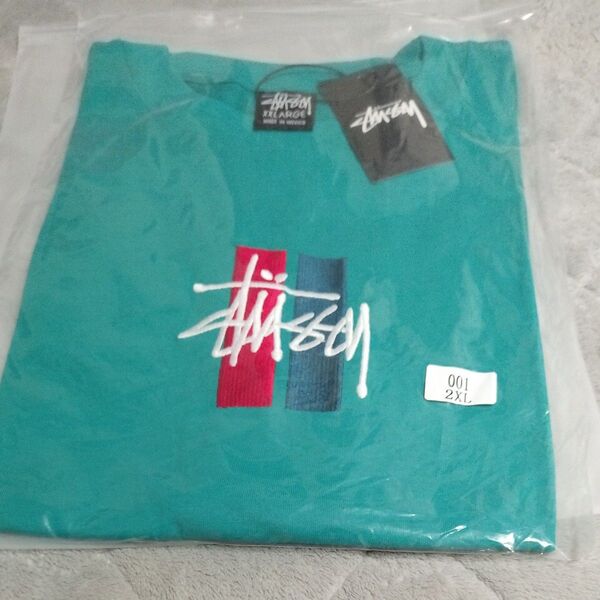 STUSSY Tシャツ 2XL グリーン 新品 未使用