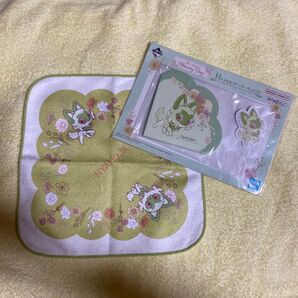 ポケットモンスター ニャハオ メモ&ステッカーセット ハンドタオル 2点