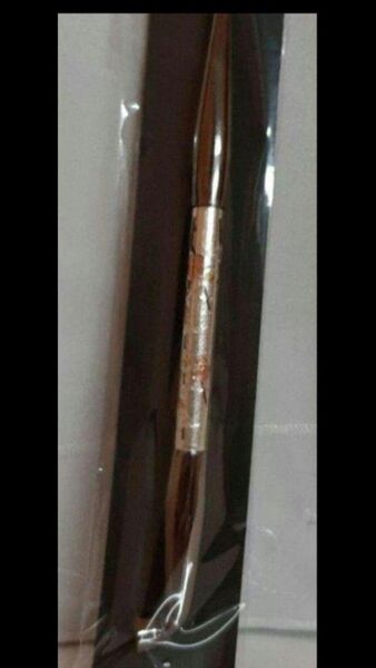 【新品未使用品】真鍮煙管 電鋳仕上げ 梅 延べ煙管 煙管 きせる キセル
