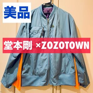【美品】堂本剛 ENDRECHERI× ZOZO BACKPACK JACKET ブルゾン フライトジャケット