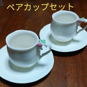 カップ&ソーサー 2客セット コーヒーカップセット カップ&ソーサー ティーカップセット 陶器コーヒーカップ ペアカップ