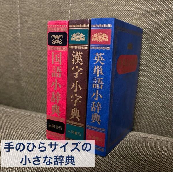 小辞典 手のひらサイズ 国語辞典 漢字辞典 英単語辞典