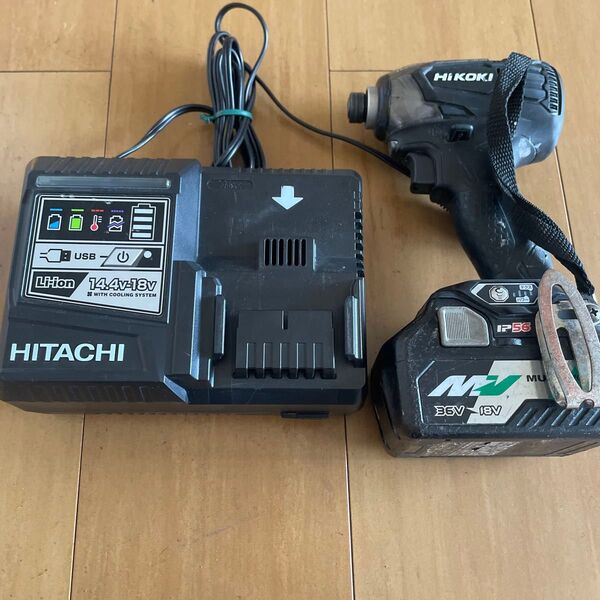 hikoki インパクト WH 36DA 中古品