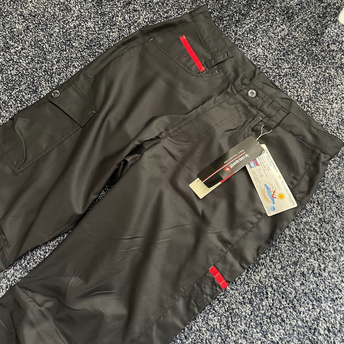 新品】本間ゴルフ ストレッチ ストレートパンツ 95 黒 メンズ 新品】本間ゴルフ ストレッチ ストレートパンツ 95 黒 メンズ