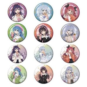 デート・ア・ライブV 缶バッジ( 全12種/ 遊園地デート ver. )