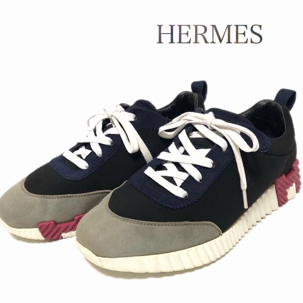 【美品】HERMES エルメス バウンシング スニーカー 38.5