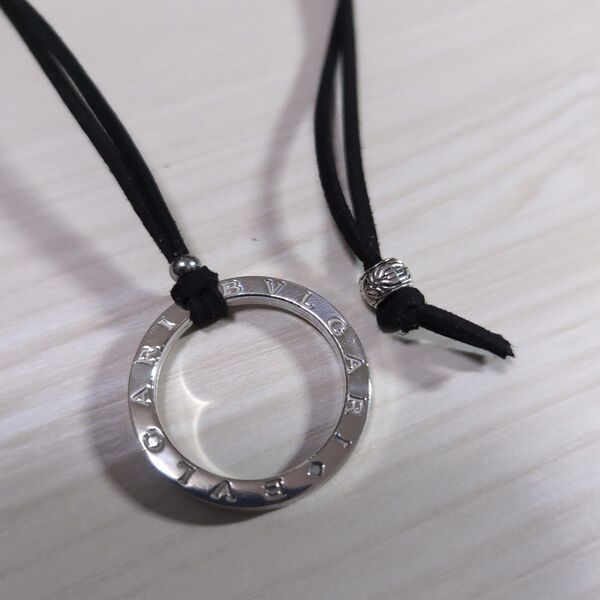 BVLGARI ブルガリ キーリング ペンダント アクセサリー チョーカー付き SV925 ペンダントトップ シルバー
