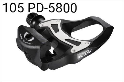 SHIMANO 105 PD-5800 ビンディングペダル SPD-SLクリート(SM-SH11)付
