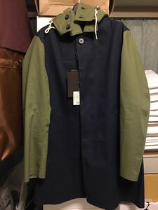 新品タグ付き　ドーバーストリートマーケット銀座限定 MACKINTOSH DUNOON HOODIE GTS/ダヌーンフードステンカラーコート コムデギャルソン