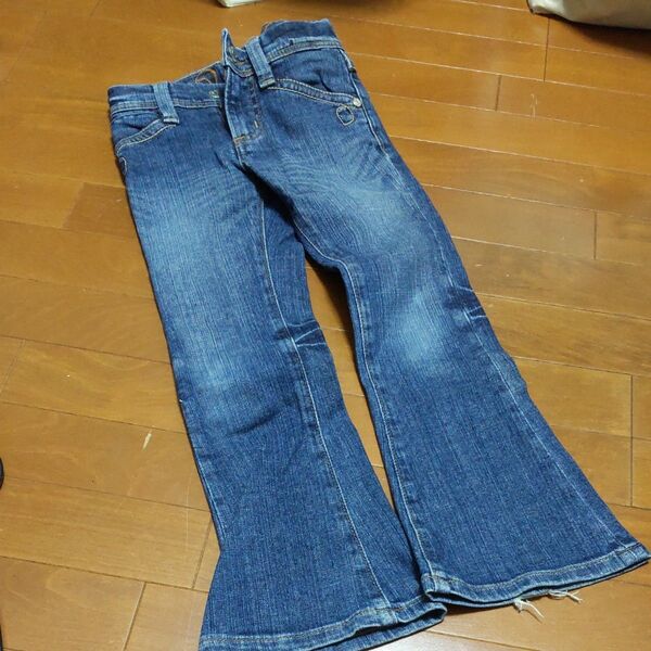 SOMETHING ヴィーナスジーンズ キッズ ブーツカットデニムパンツ 120cm ブルー