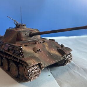 タミヤ 1/35 ドイツ軍パンサーG後期型(アルミ砲身使用)