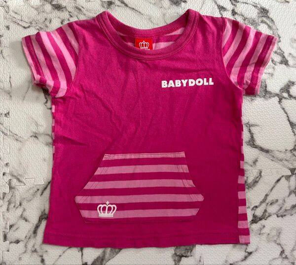 BABYDOLL ピンクTシャツ