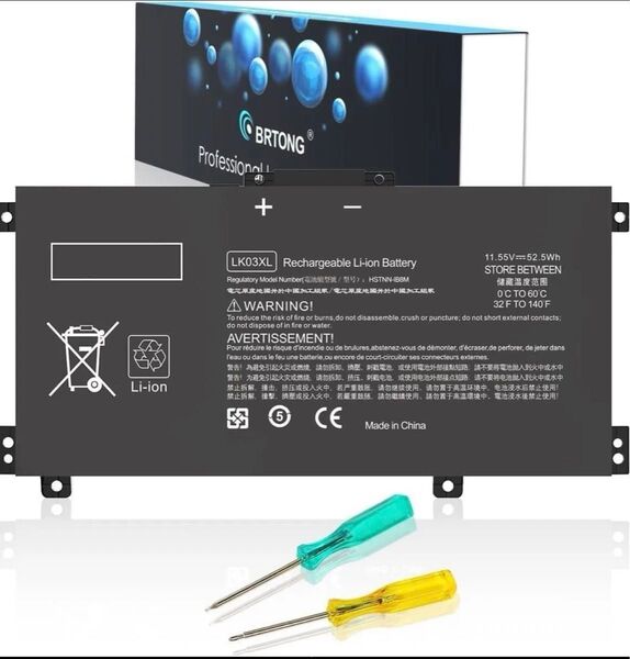 新品 BRTONG L09281-855 916368-421 LK03XL バッテリー HP Envy X360
