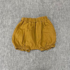 【韓国ベビー服】かぼちゃパンツ 80サイズ程度 マスタードカラー