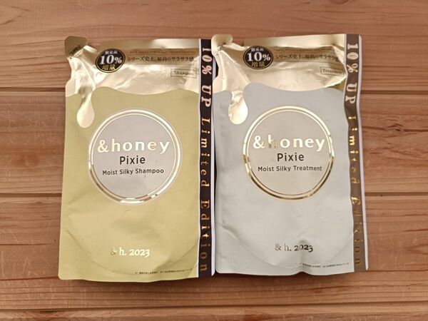 &honey ピクシー モイストシルキー 詰替え シャンプー リンス 10%増量
