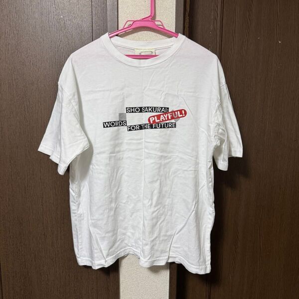 櫻井翔 未来への言葉展 PLAYFULL! ロゴTシャツ Mサイズ